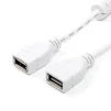 Кабель ATcom USB 2.0 AF/AF 1.8 м. white - 1